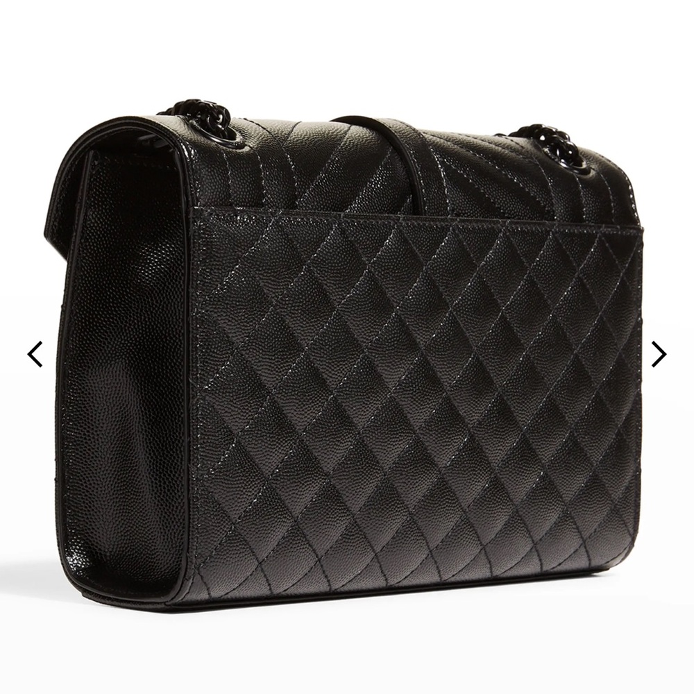 Saint Laurent Black Quilted Leather Chain Bag - Picture 4 of 12